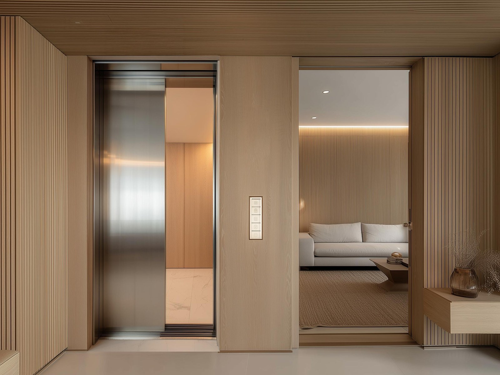 Private lift and arrival concept