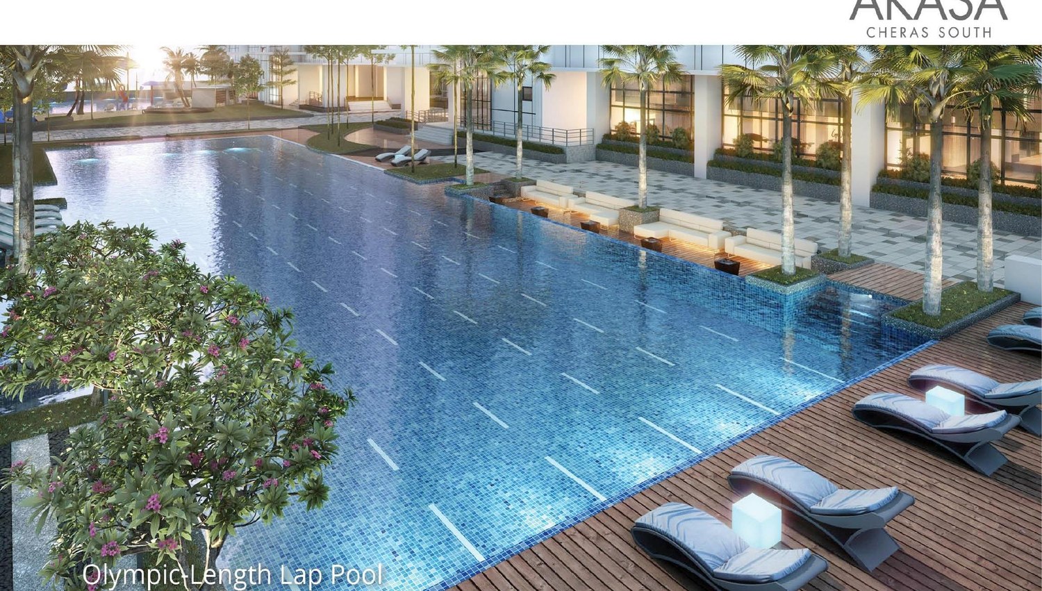 Olympic-length lap pool