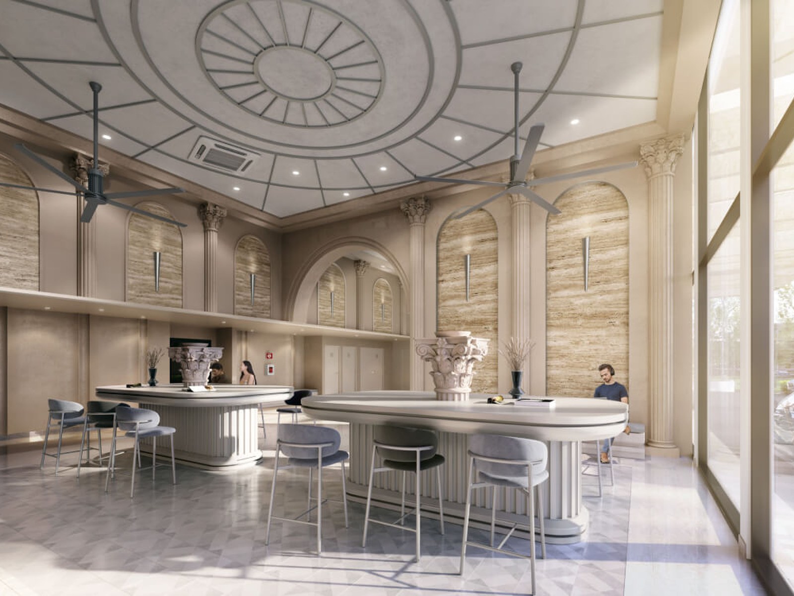 Co-working lounge