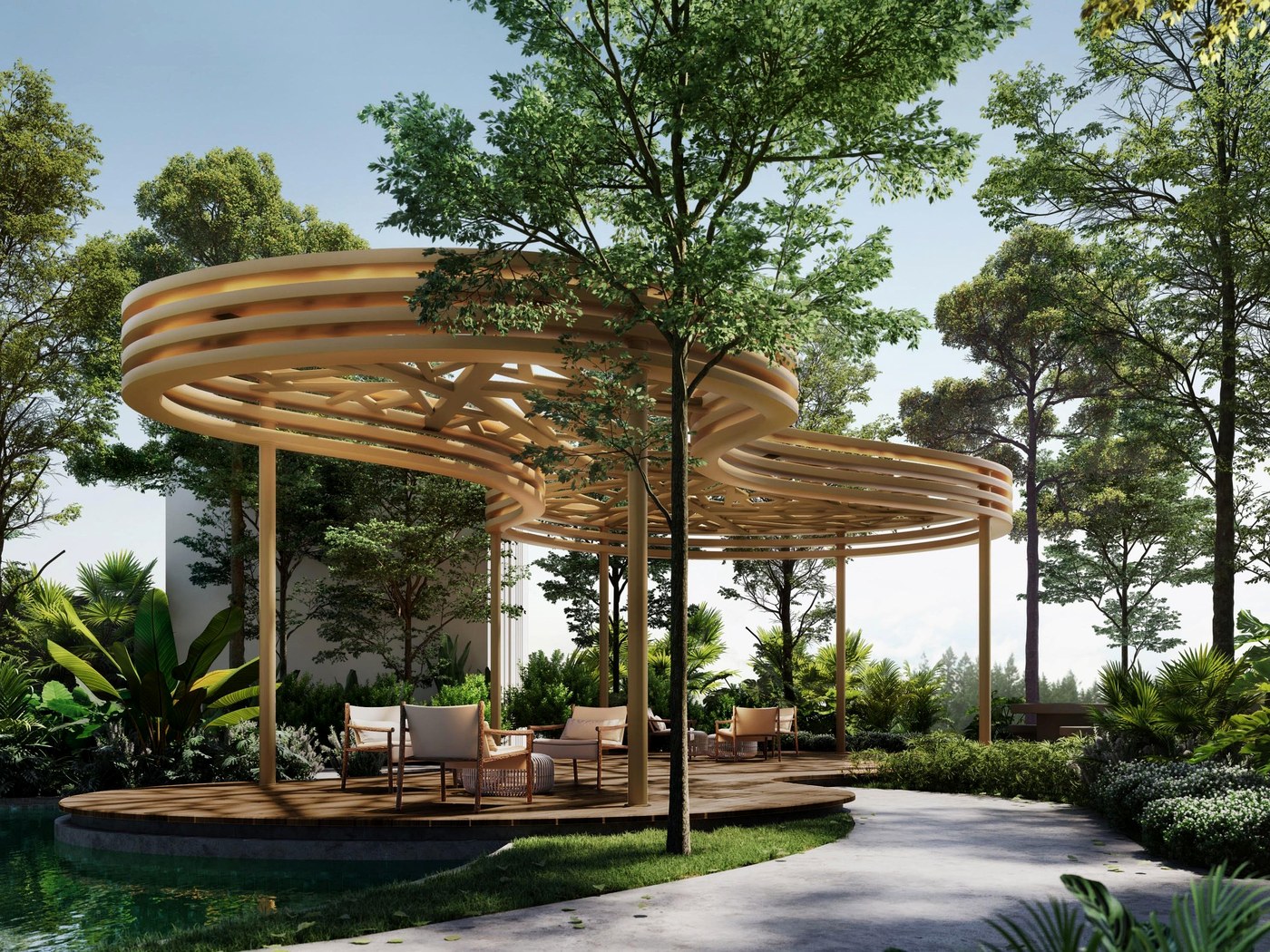 Dewdrop pavilion