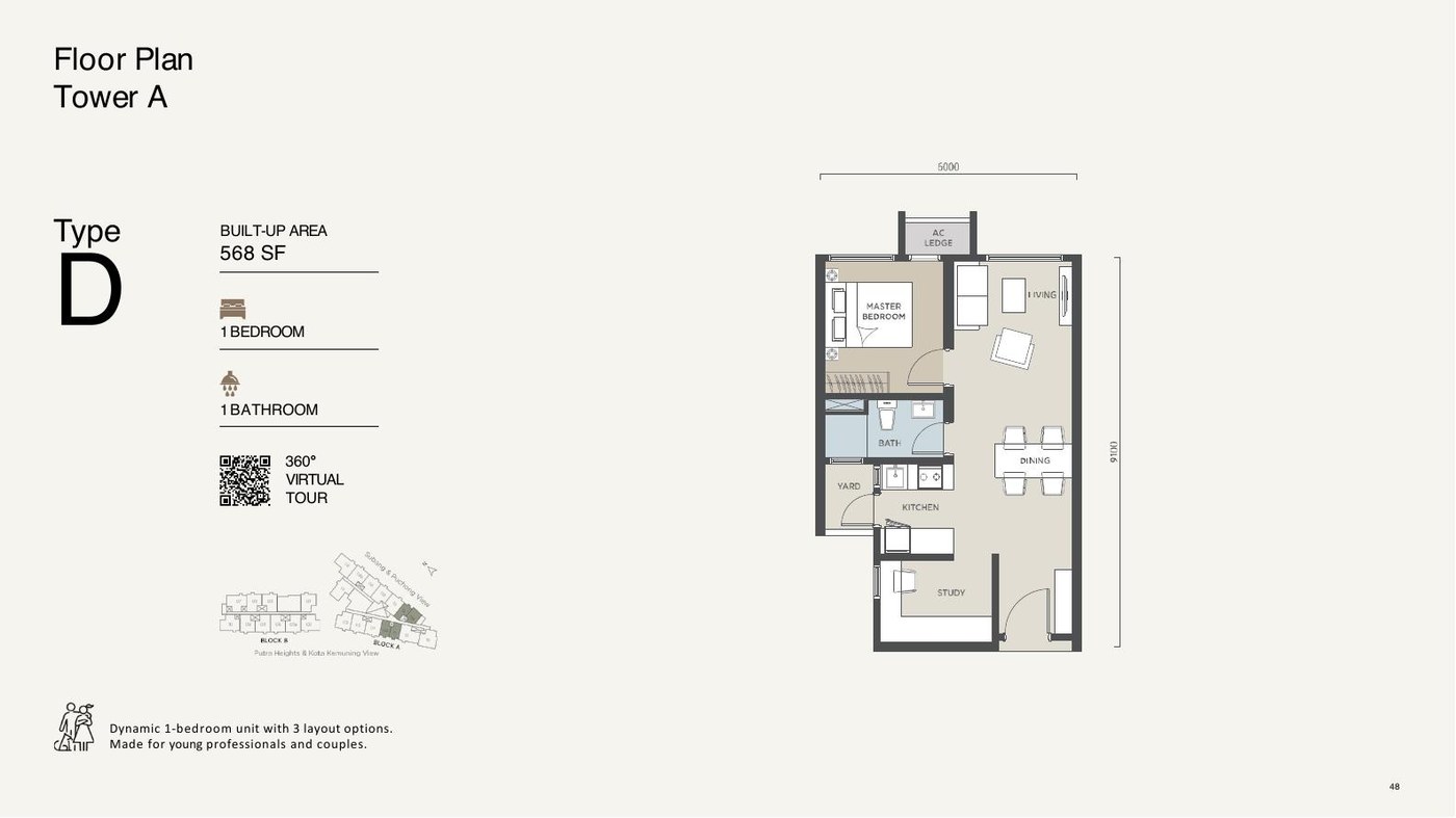 Type D floor plan