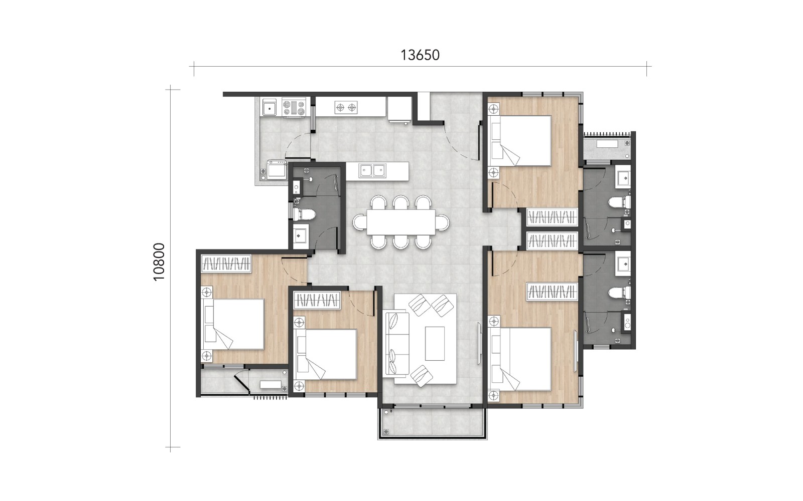 Type D floor plan