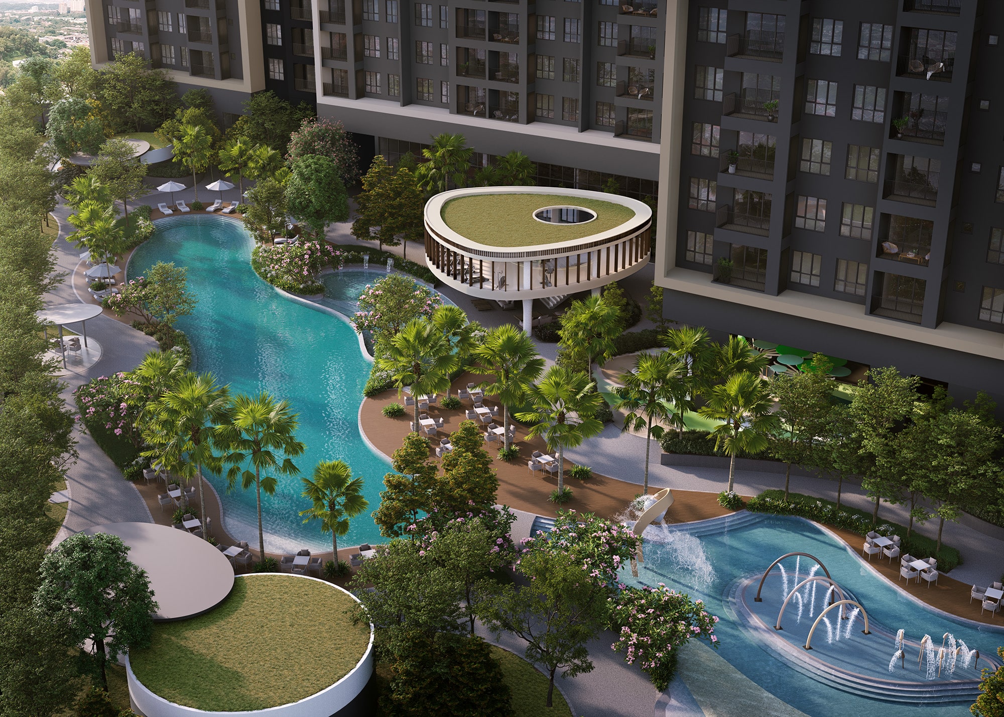 60m Lagoon Pool artist impression
