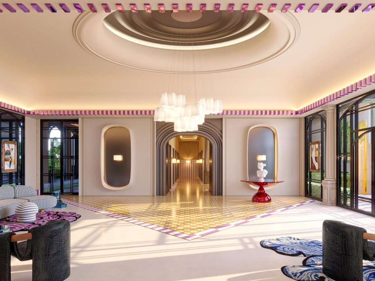 Indoor lounge