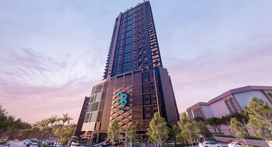 Street-facing exterior artist impression