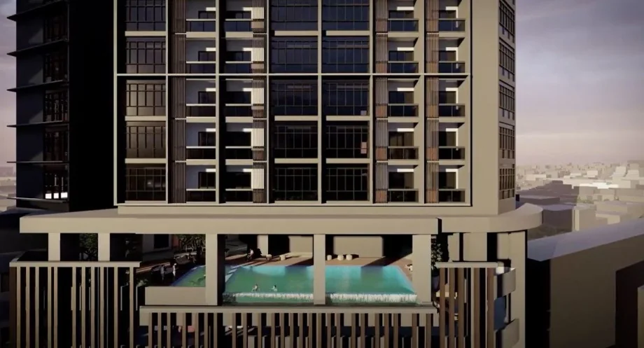 Pool design artist impression
