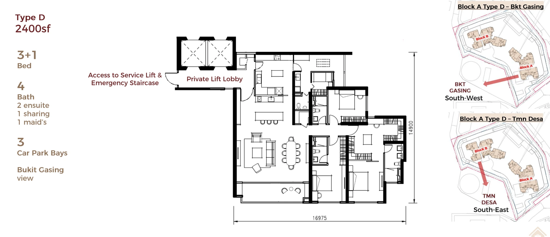 AETAS Taman Desa Proposed Type D floor plan