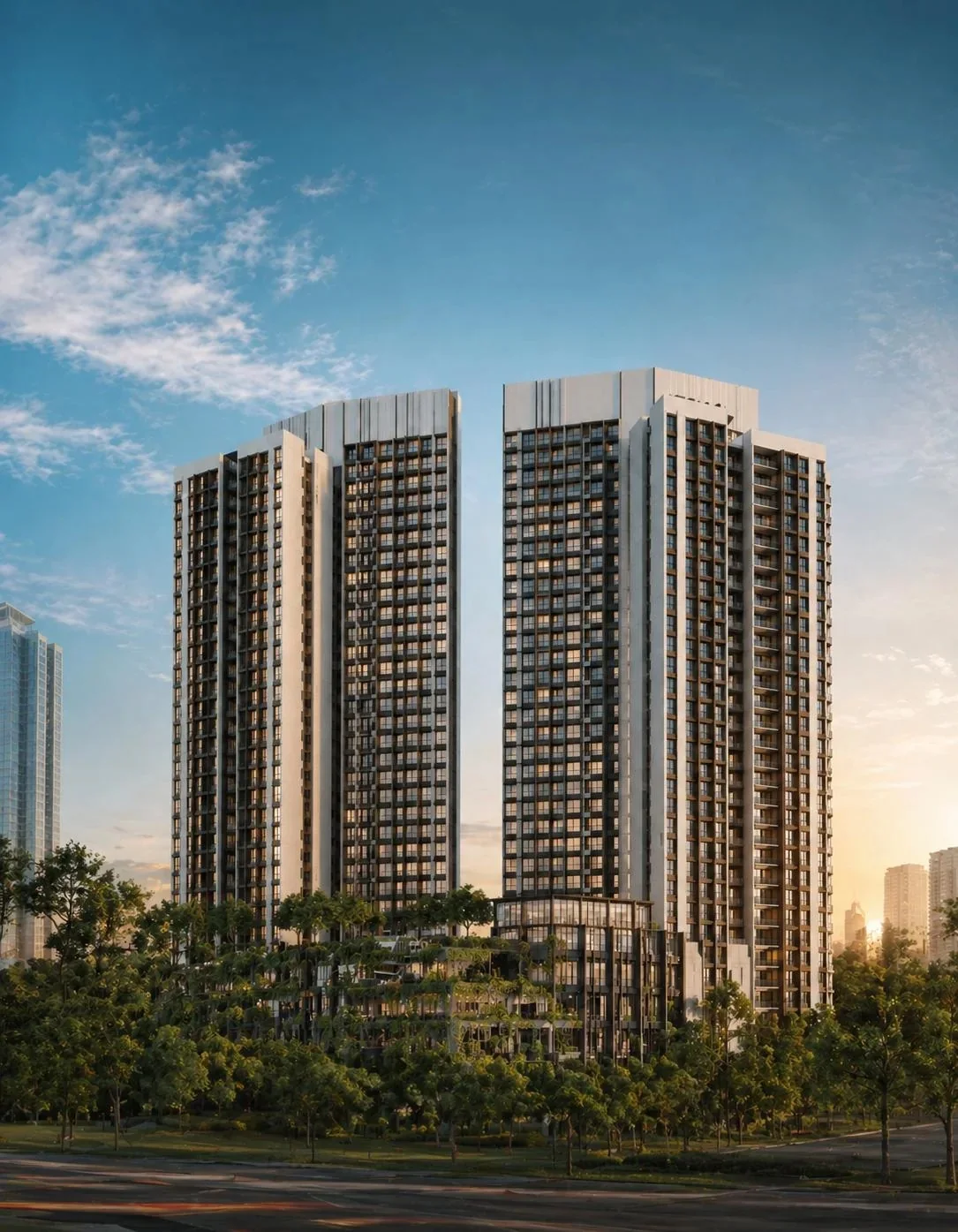 AETAS Taman Desa developer project illustration