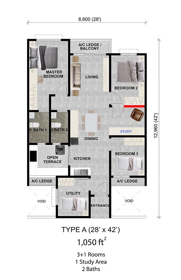 Alamanda Heights A floor plan