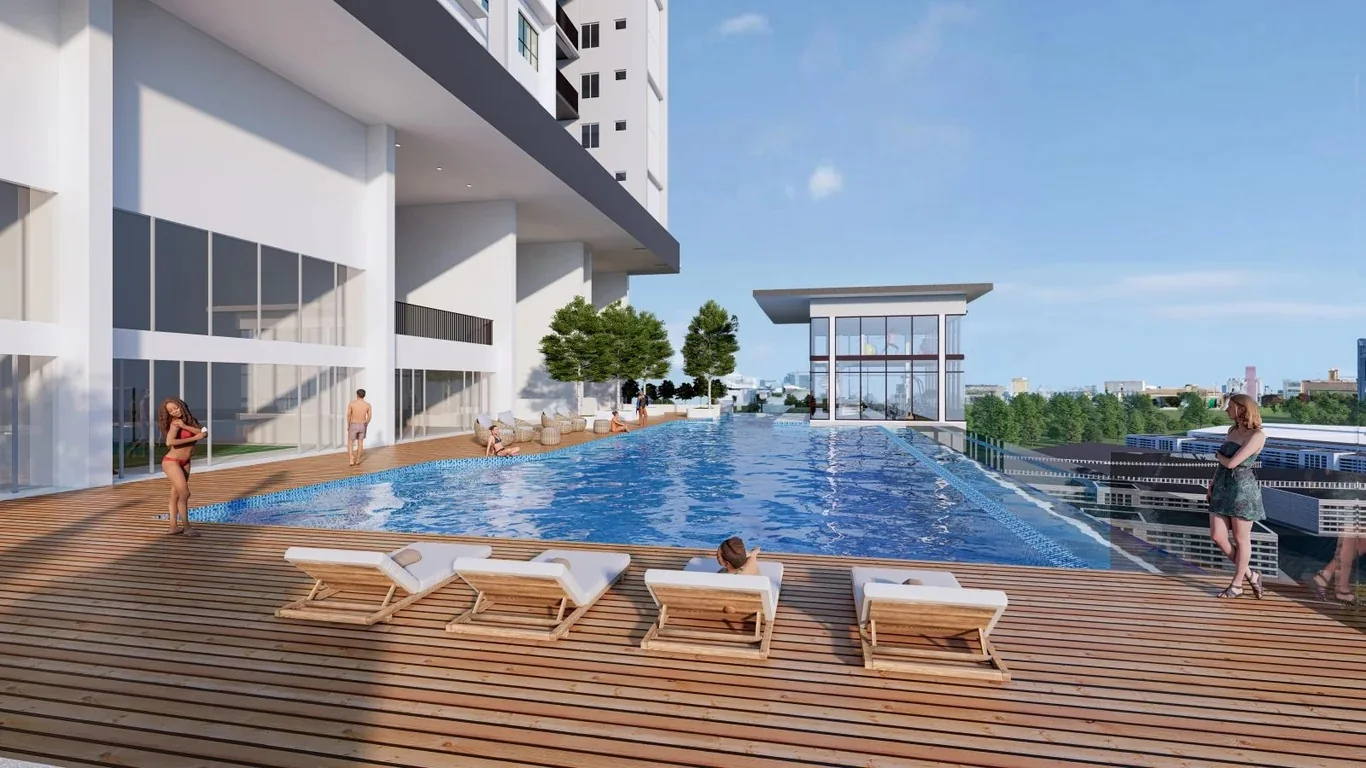 Pool artist impression