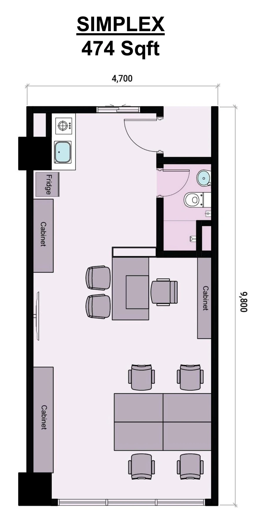 Colonial Infinite Simplex floor plan