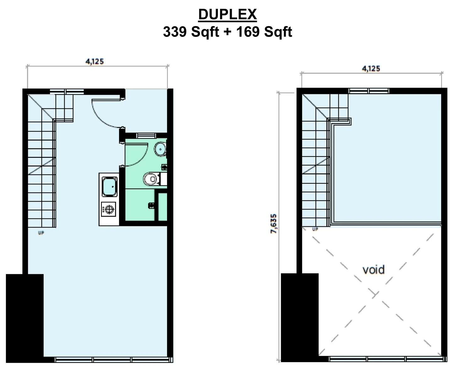 Colonial Infinite Duplex floor plan