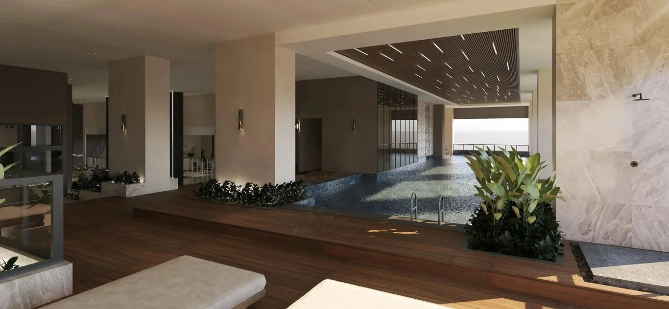 Pool design artist impression