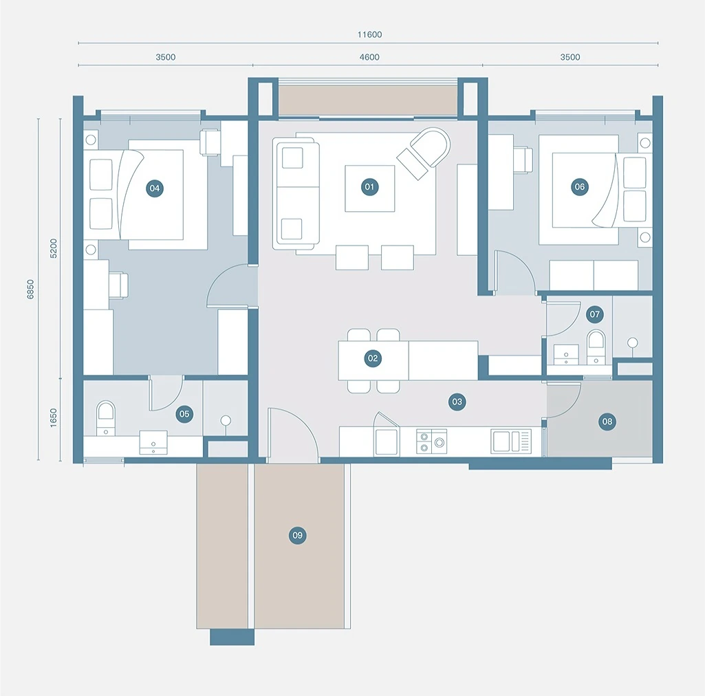 Danau Puchong B floor plan
