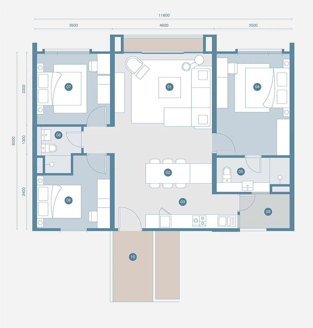 Danau Puchong C floor plan