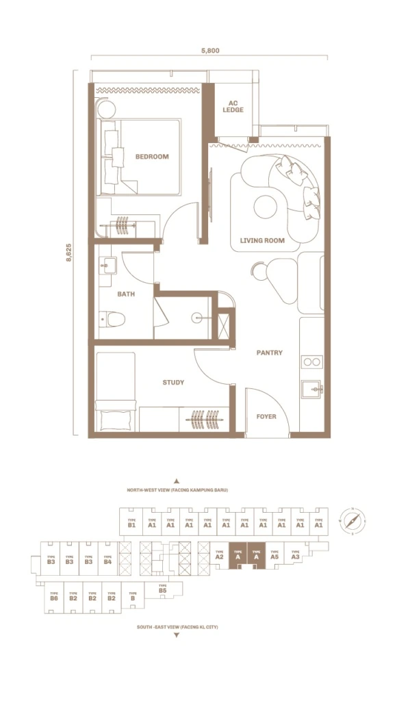 Divine KLCC A floor plan