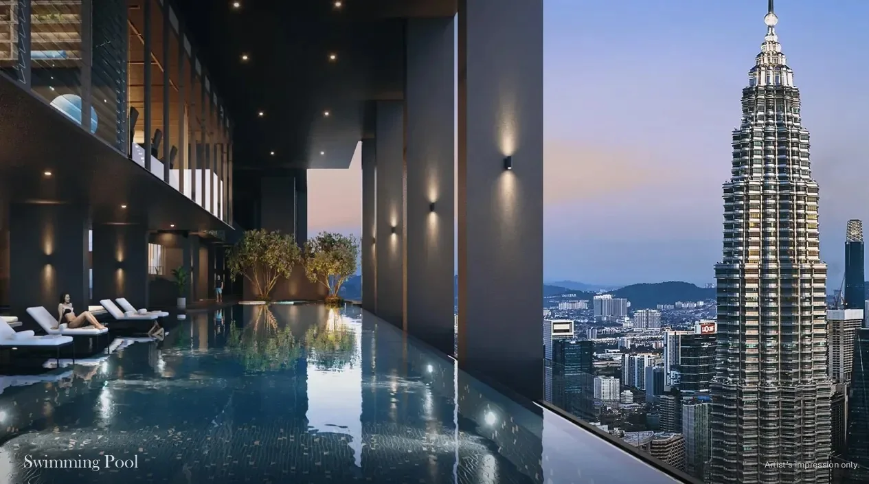 Pool design artist impression