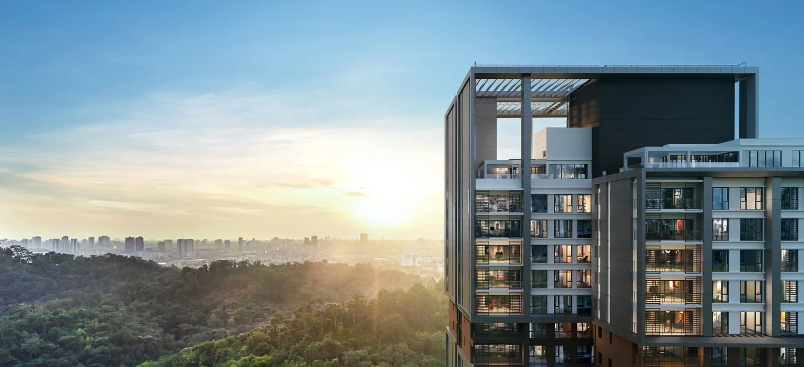Enlace Suites exterior artist impression