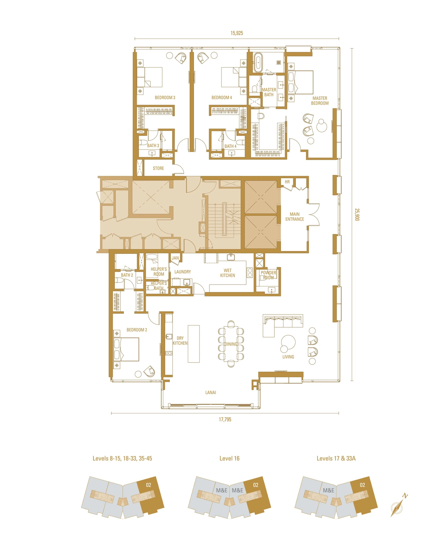 Imperial Residences H2 floor plan