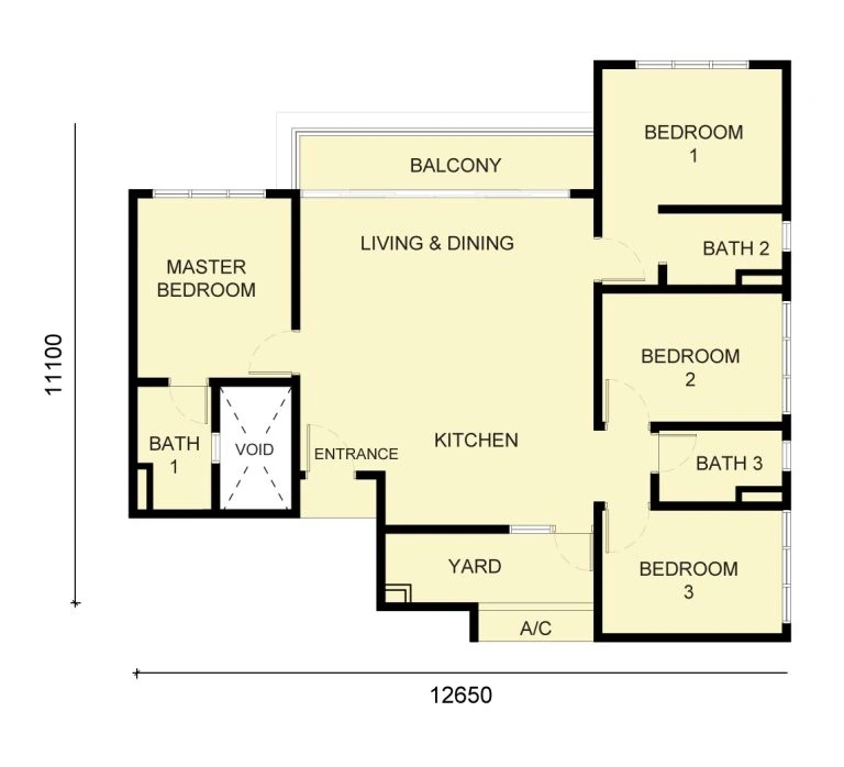 Laverra Seri Damansara C floor plan