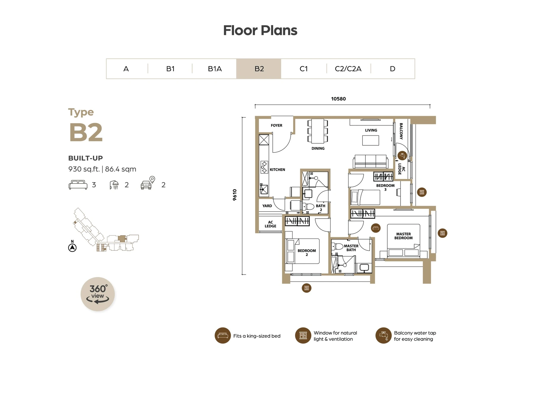 Lunar Seputeh B2 floor plan