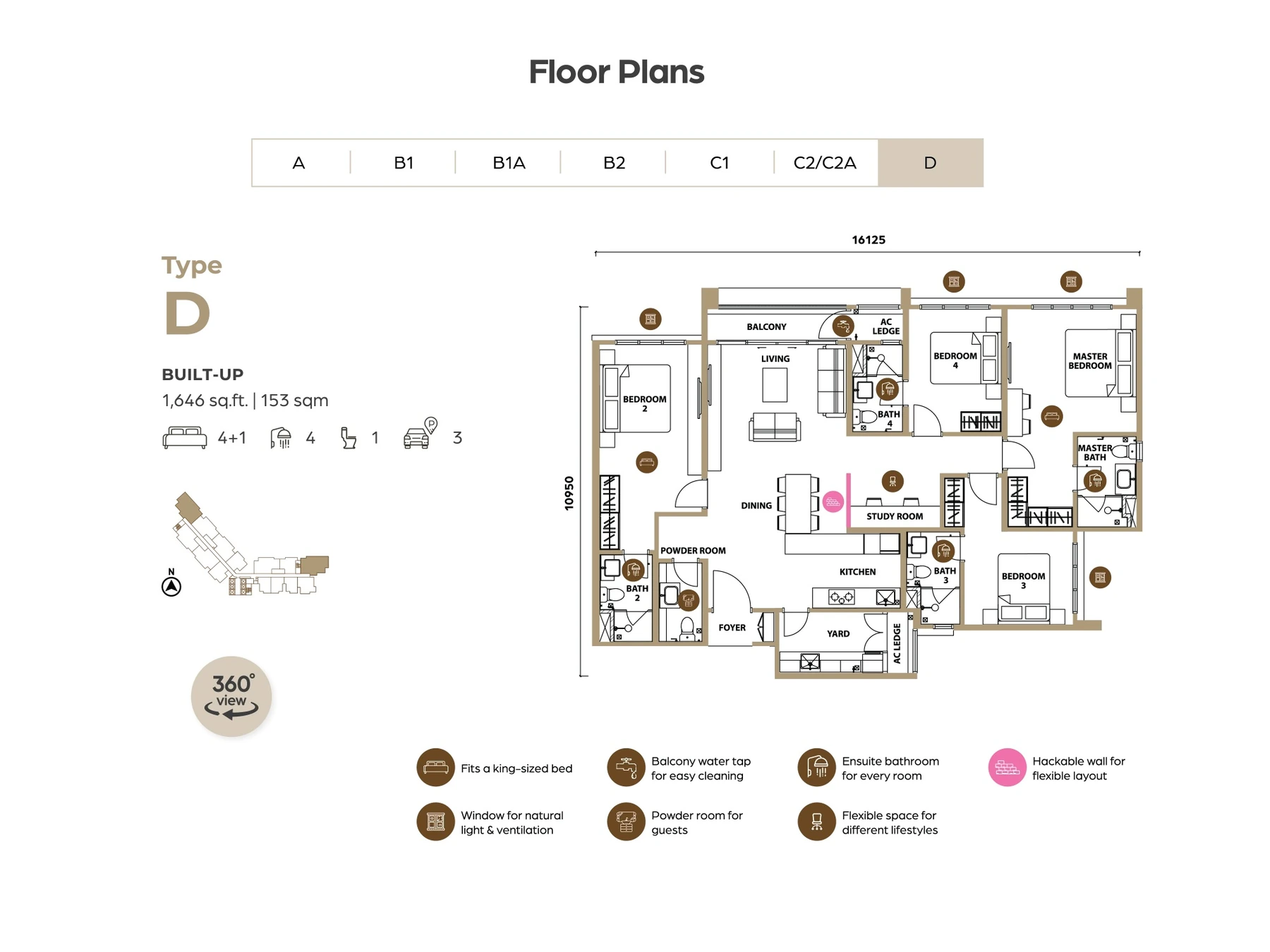 Lunar Seputeh D floor plan