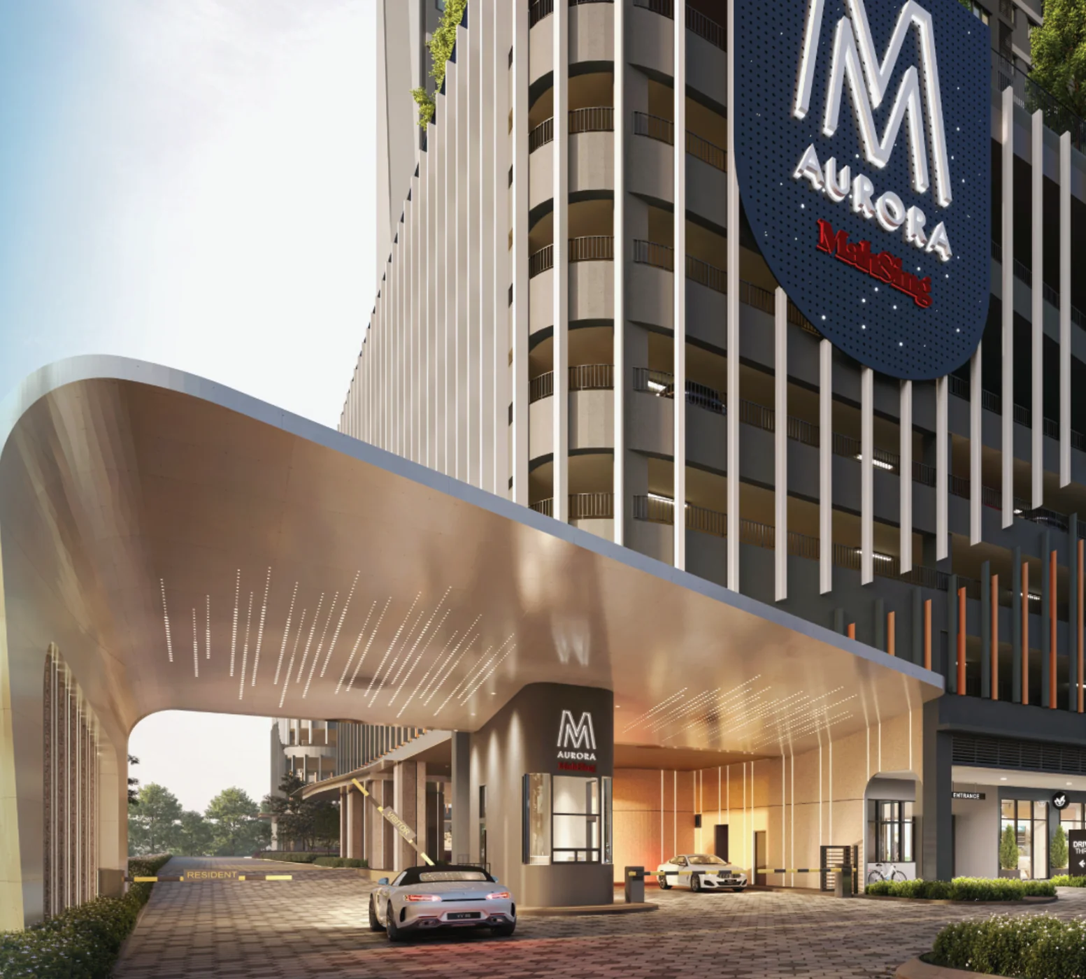 Arrival frontage artist impression