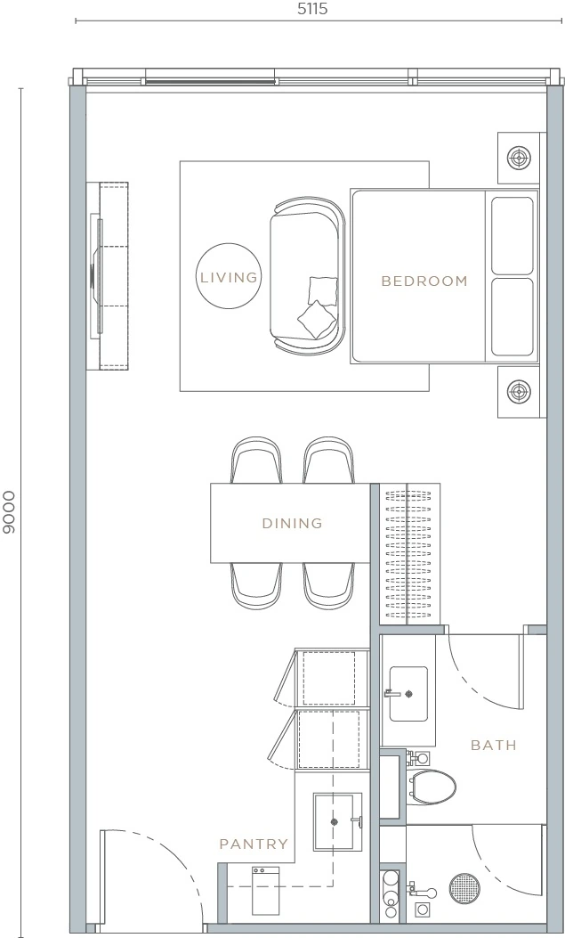 Orion Residence A1 floor plan