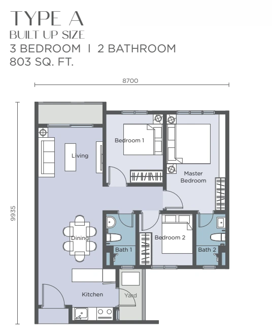 Riverville Residences 2 A floor plan