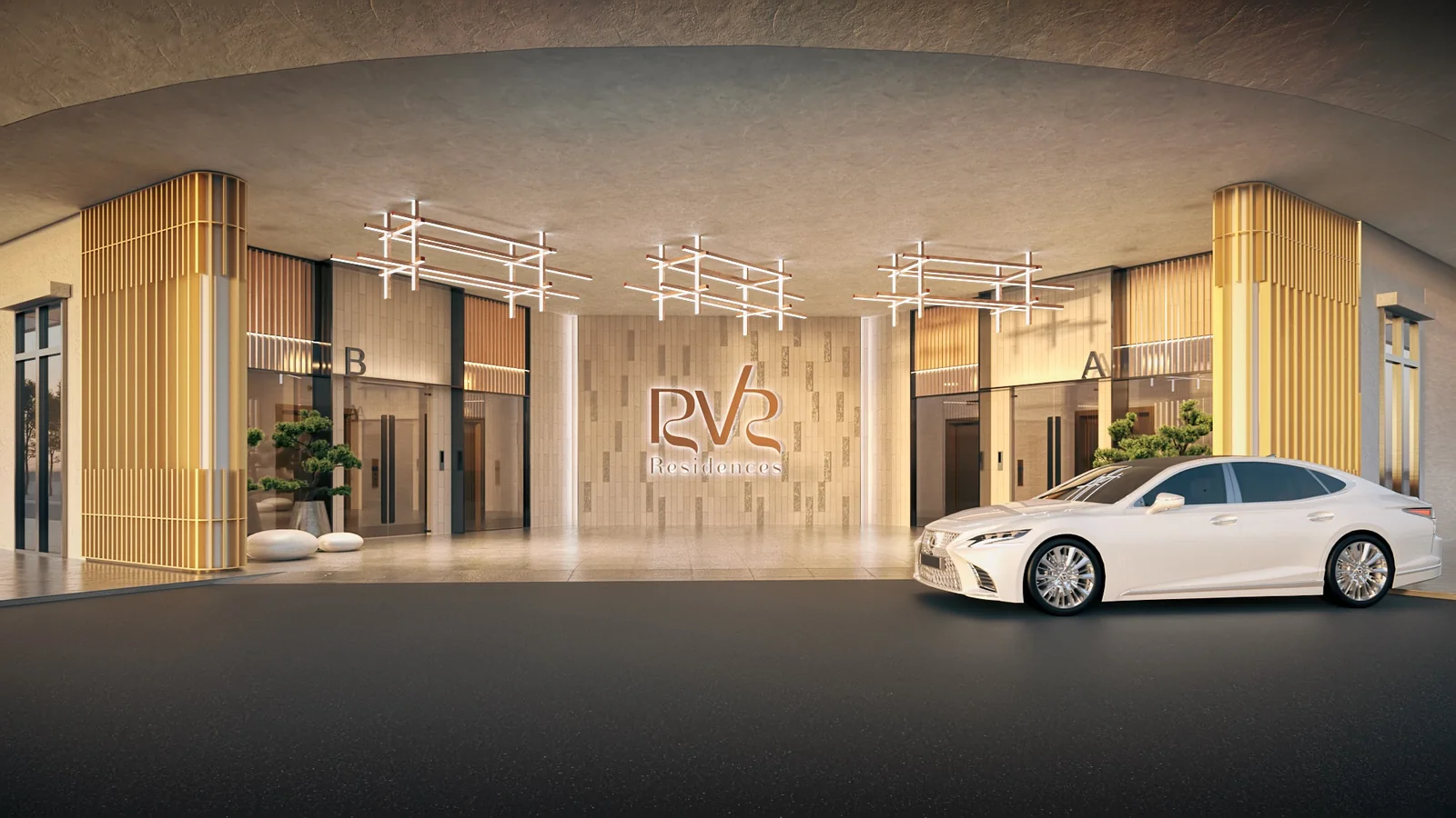 Arrival court artist impression