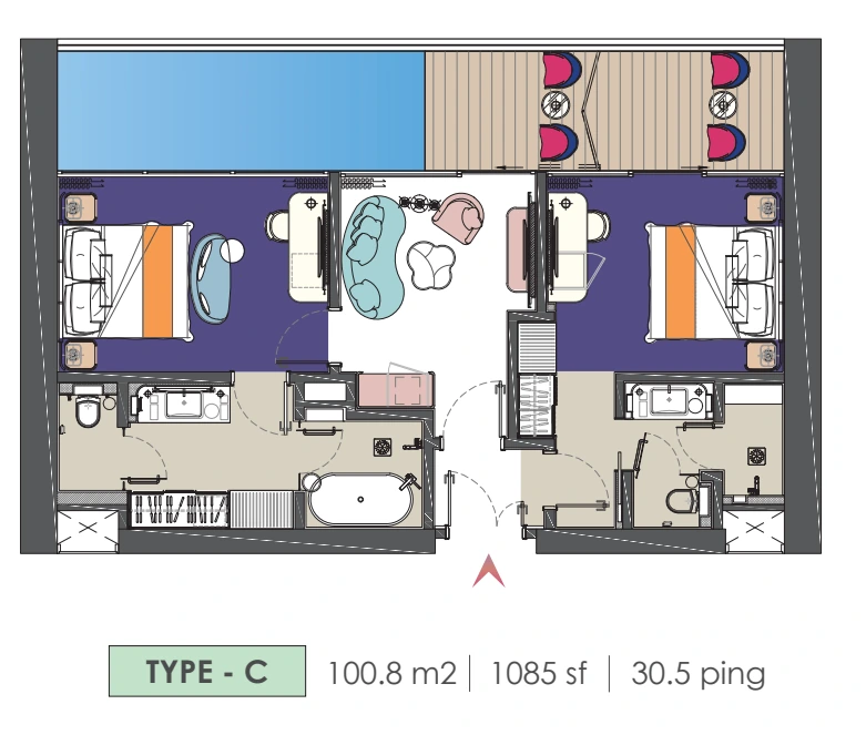 Royal Lexis Kuala Lumpur C floor plan