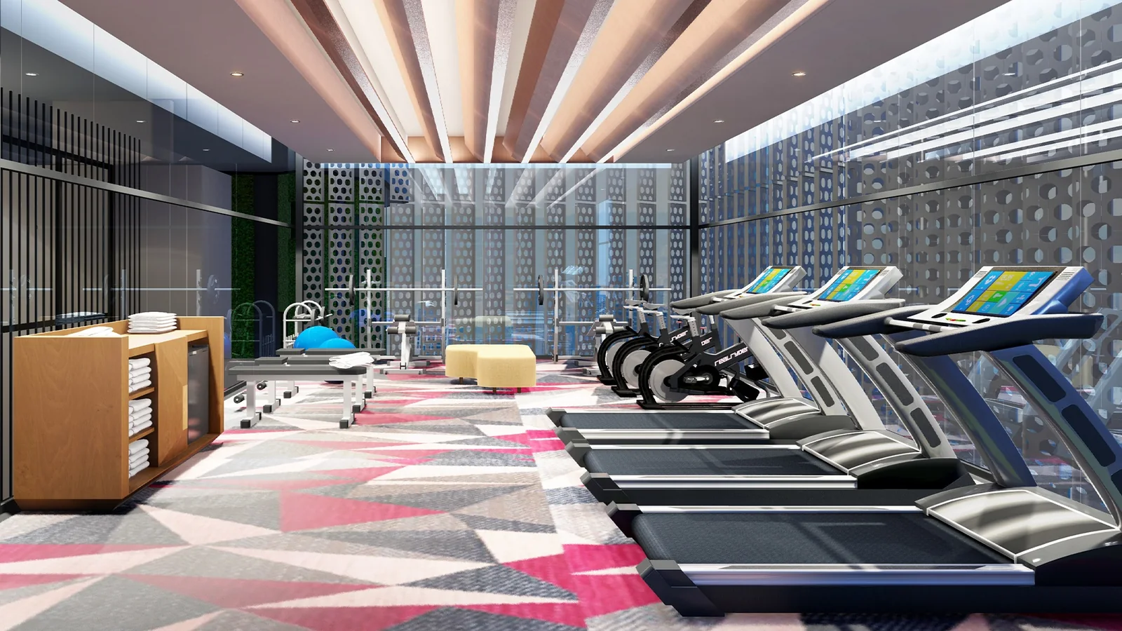 Gym design artist impression