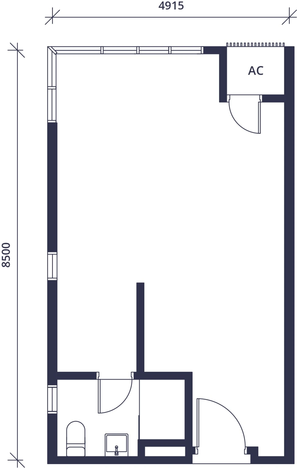 Sutera Suites A1 floor plan