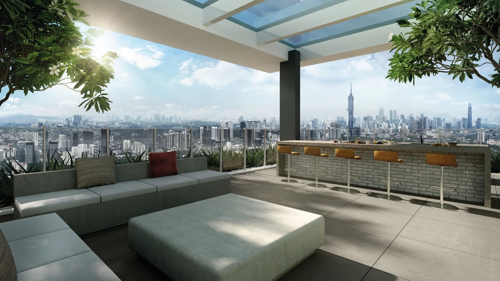 Sky lounge artist impression