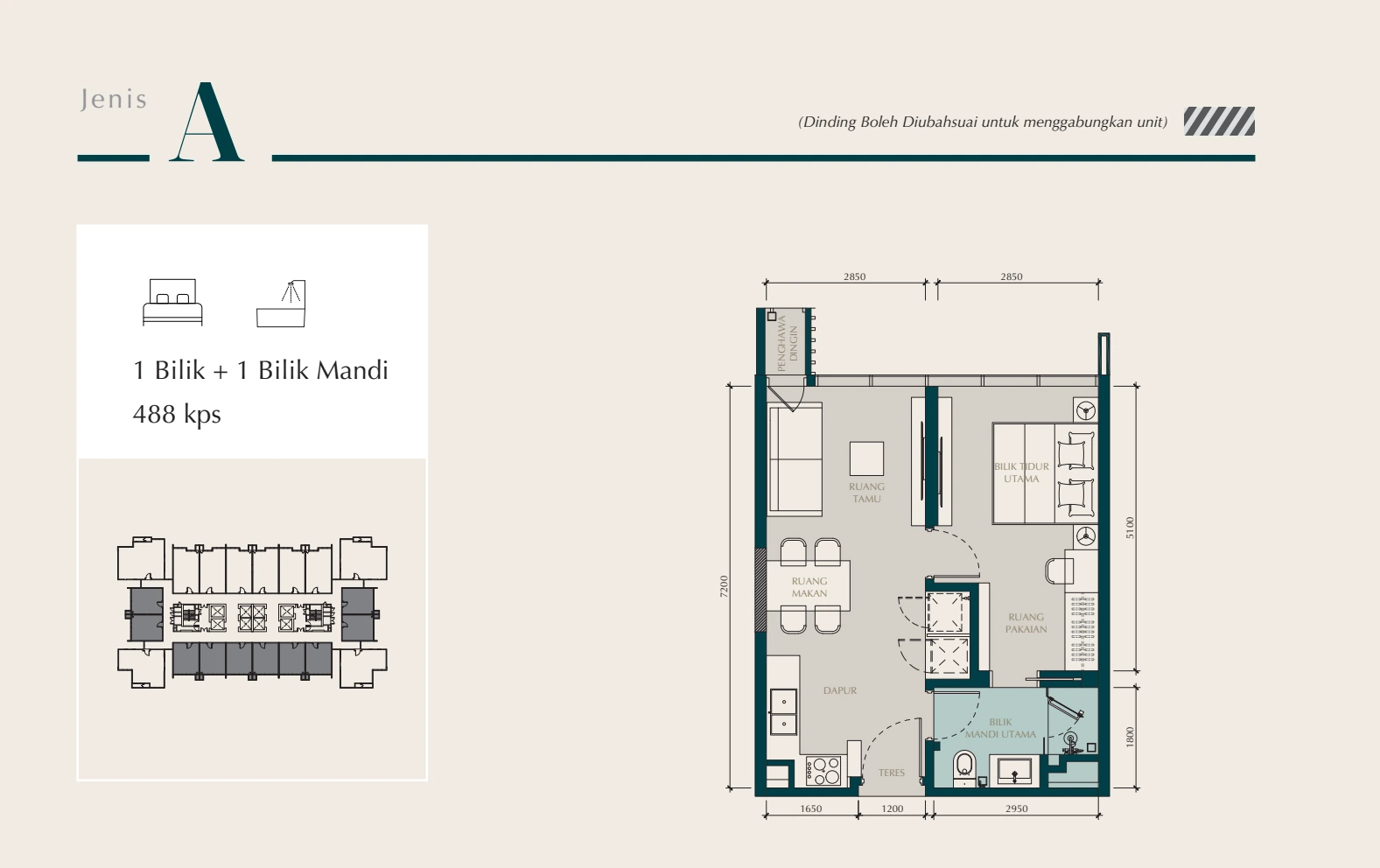 Times Square 2 A floor plan