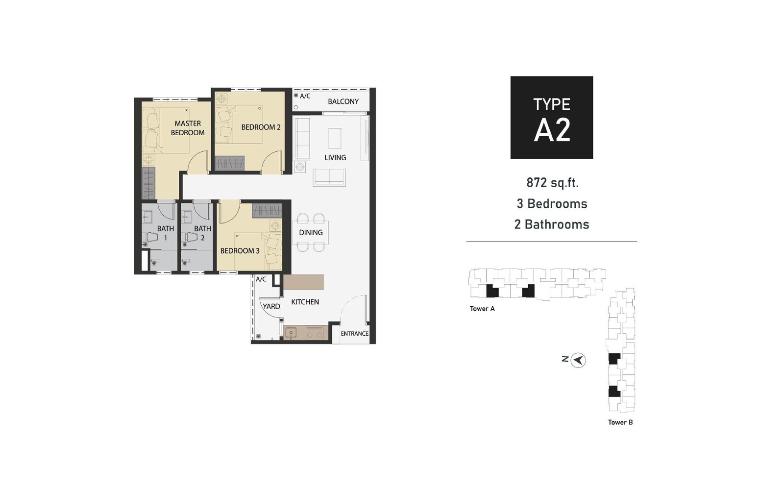 Type A2 floor plan