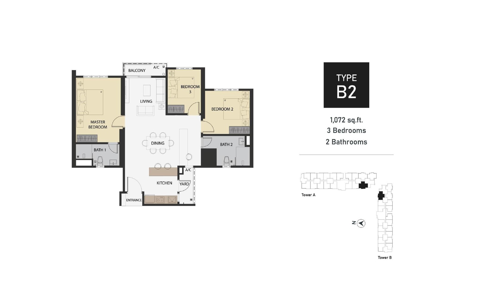 Type B2 floor plan
