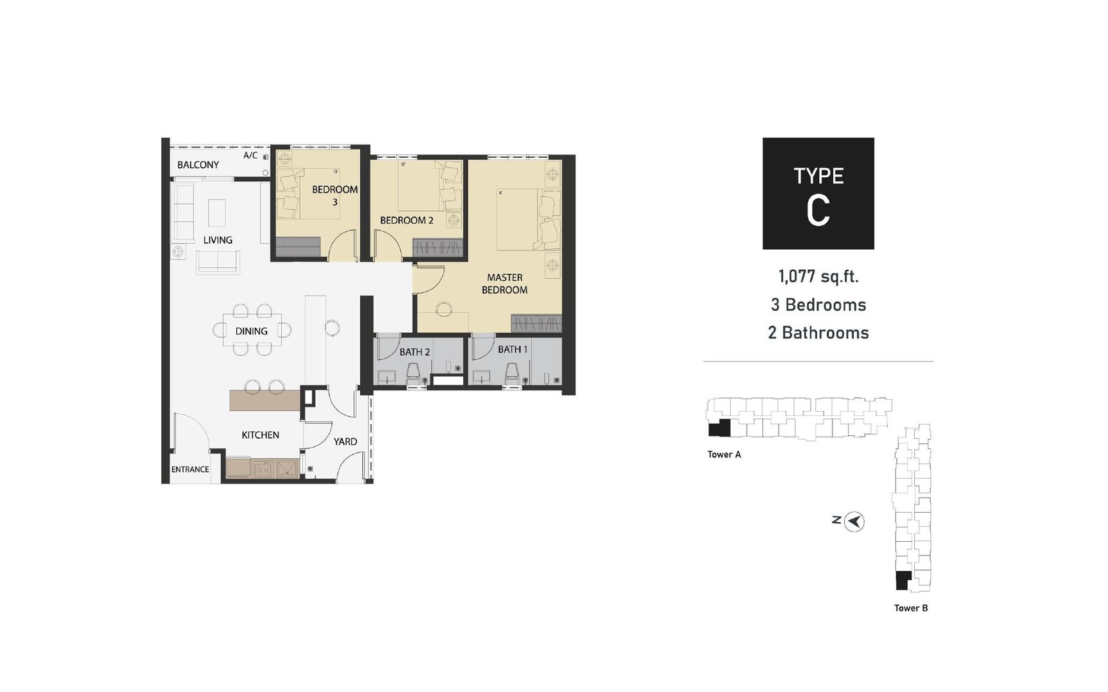 Type C floor plan