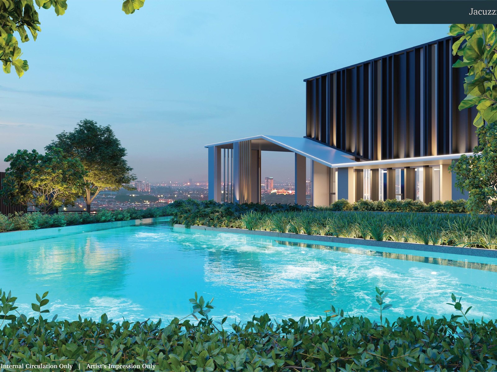 Rooftop pool