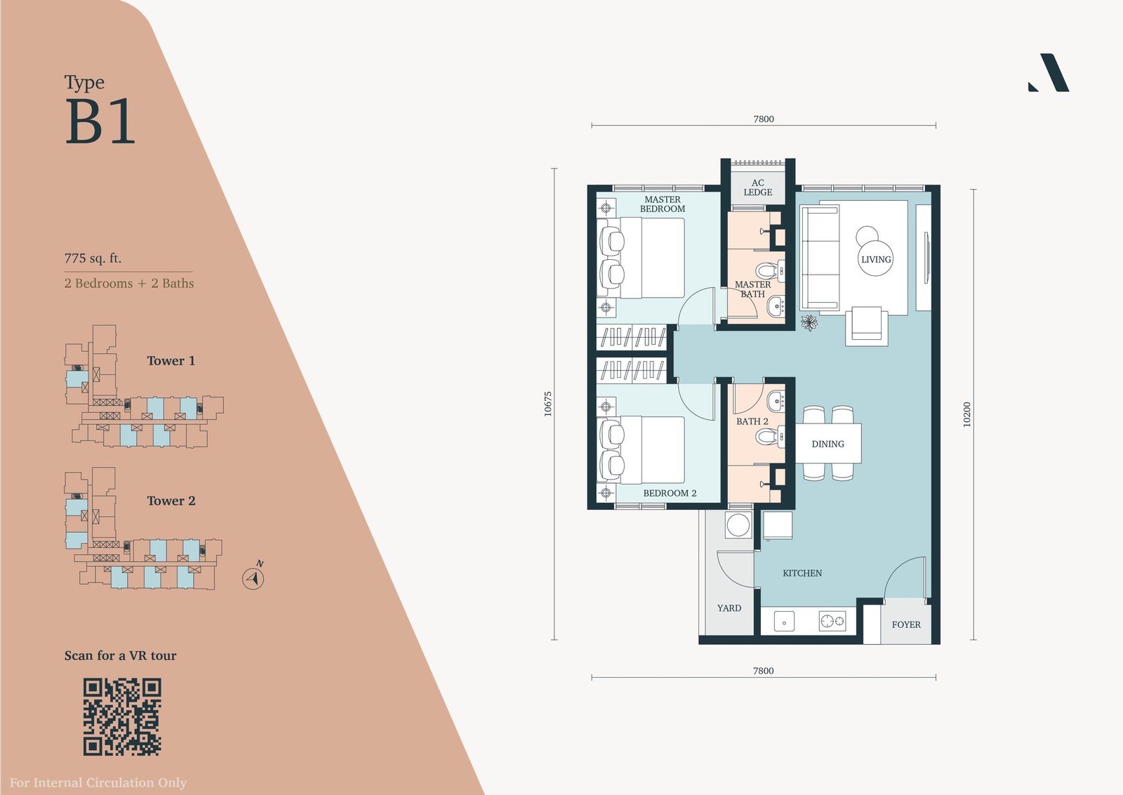 Type B1 floor plan