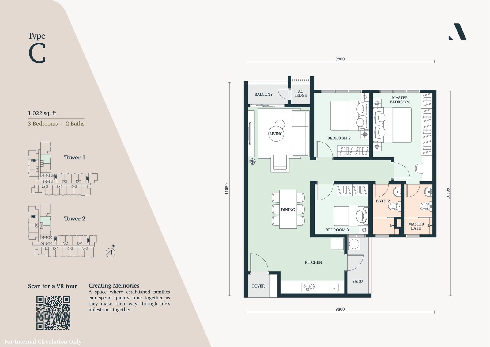Type C floor plan