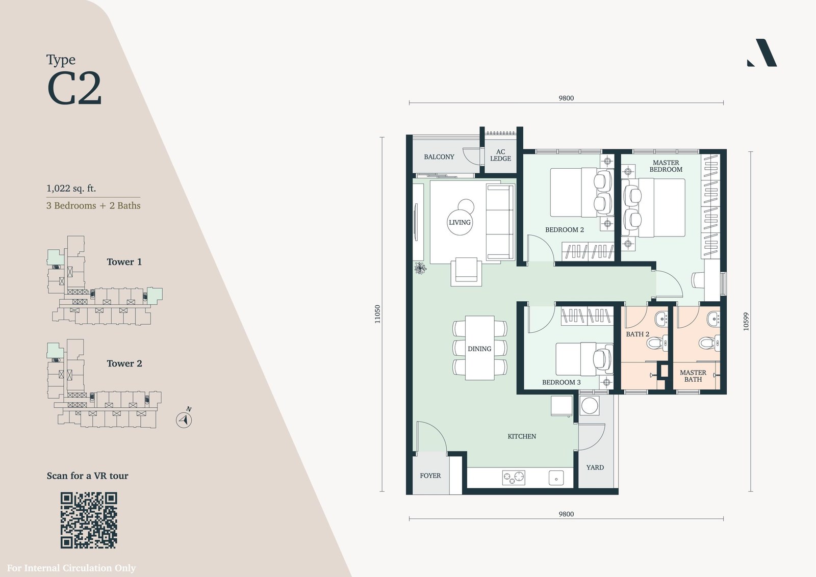 Type C2 floor plan