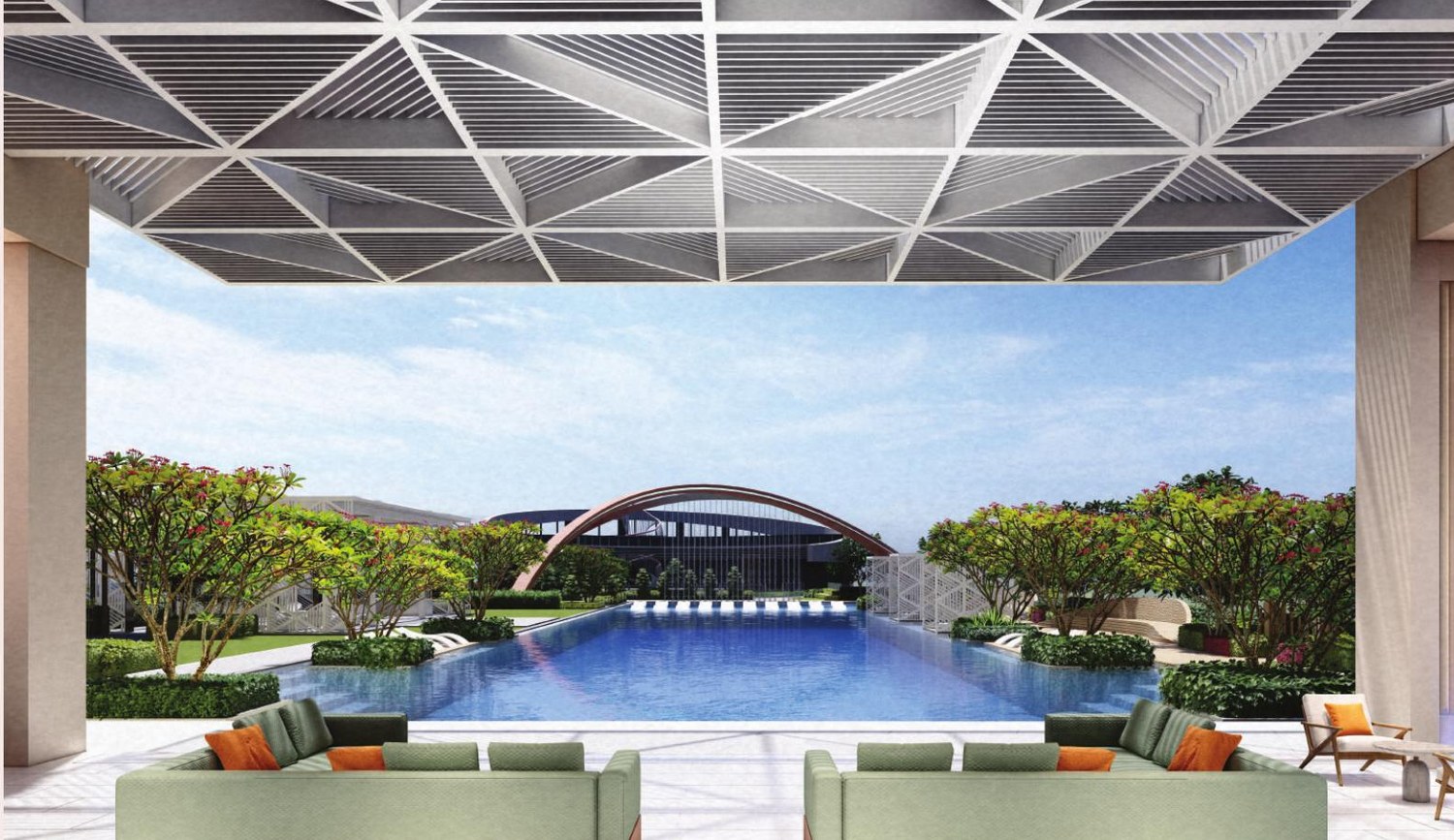 Pool lounge