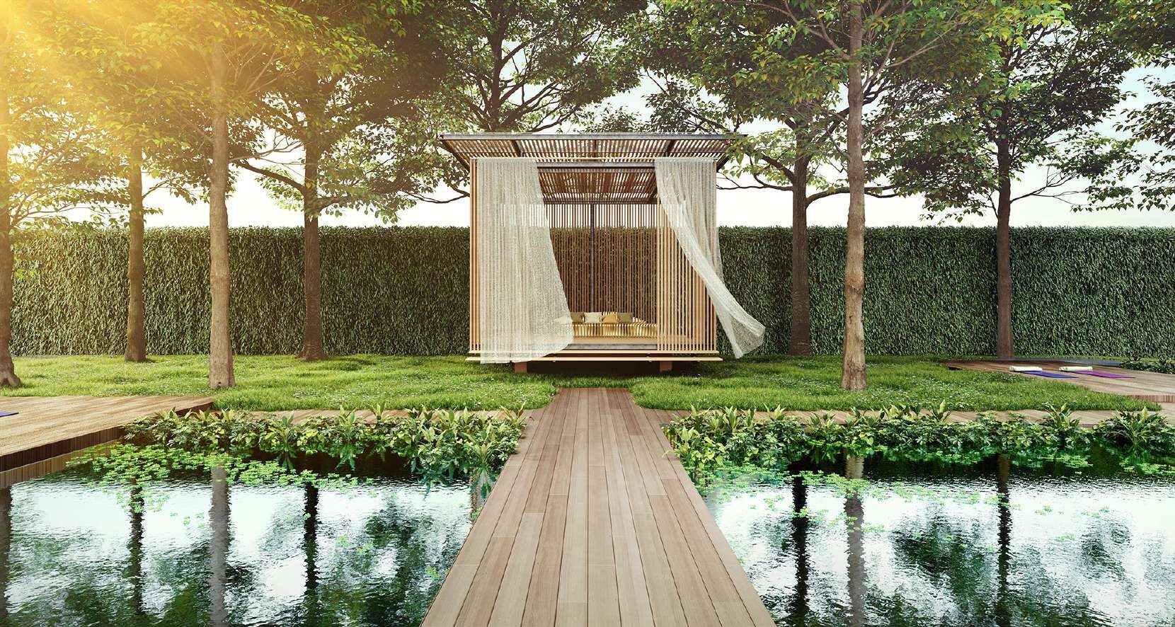 Garden pavilion artist impression
