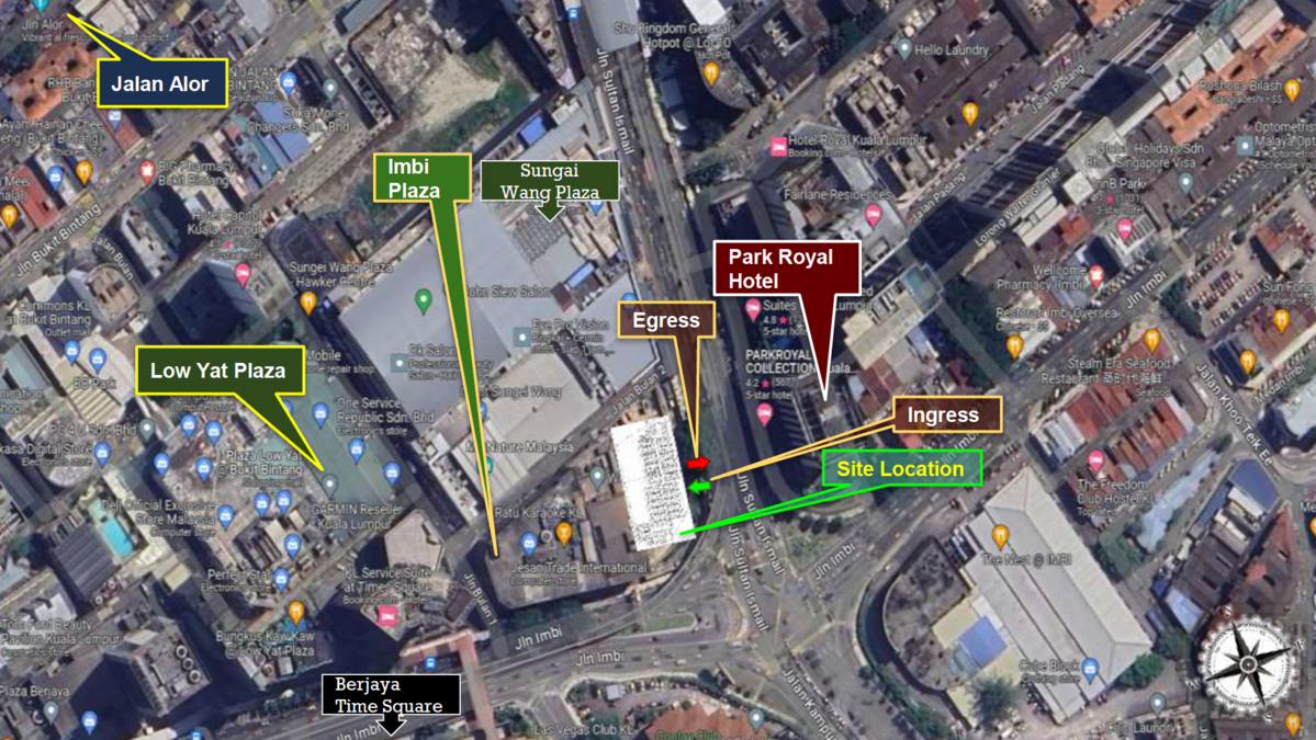 Branniganz Suites location map