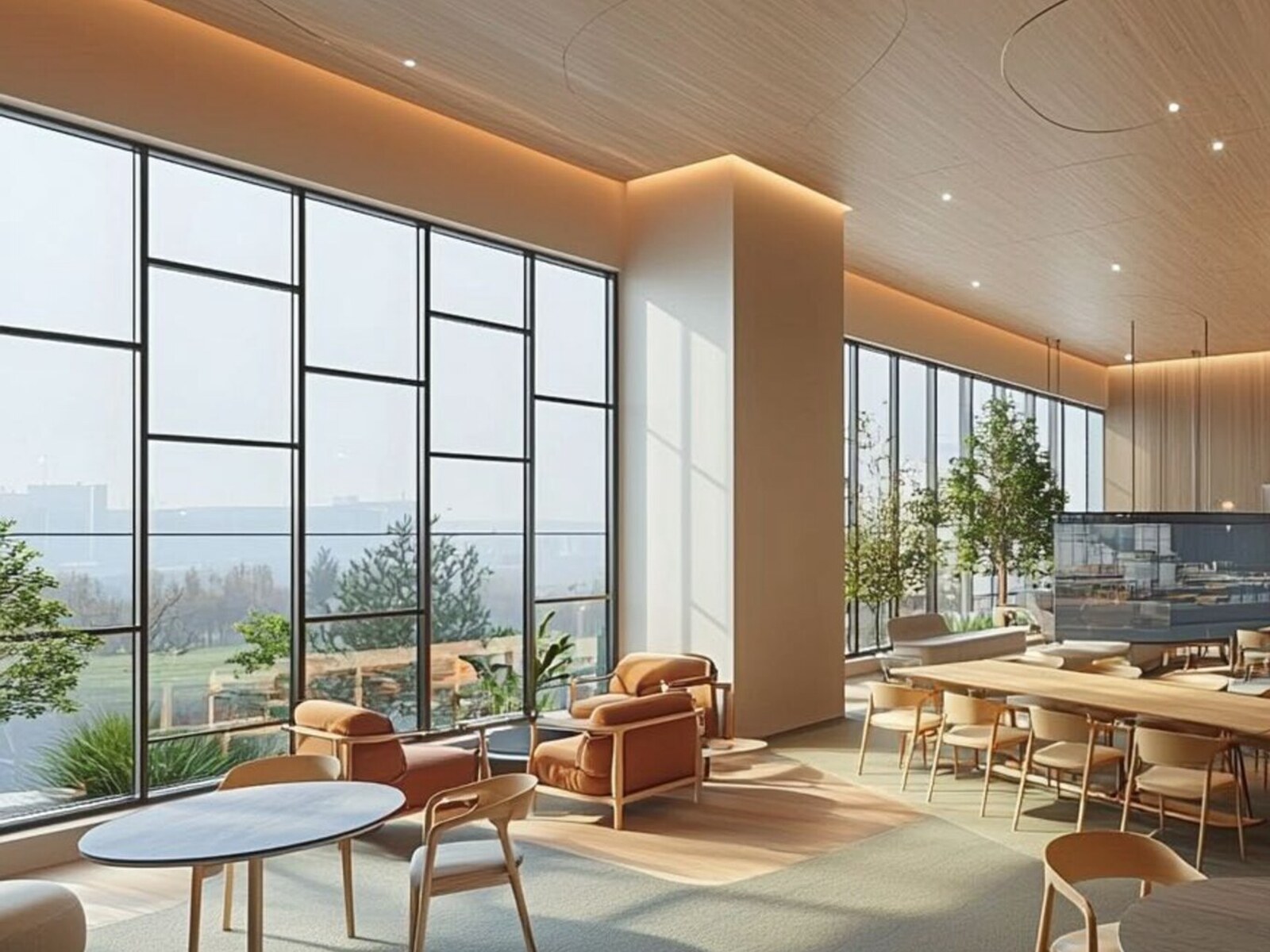 Co-working lounge