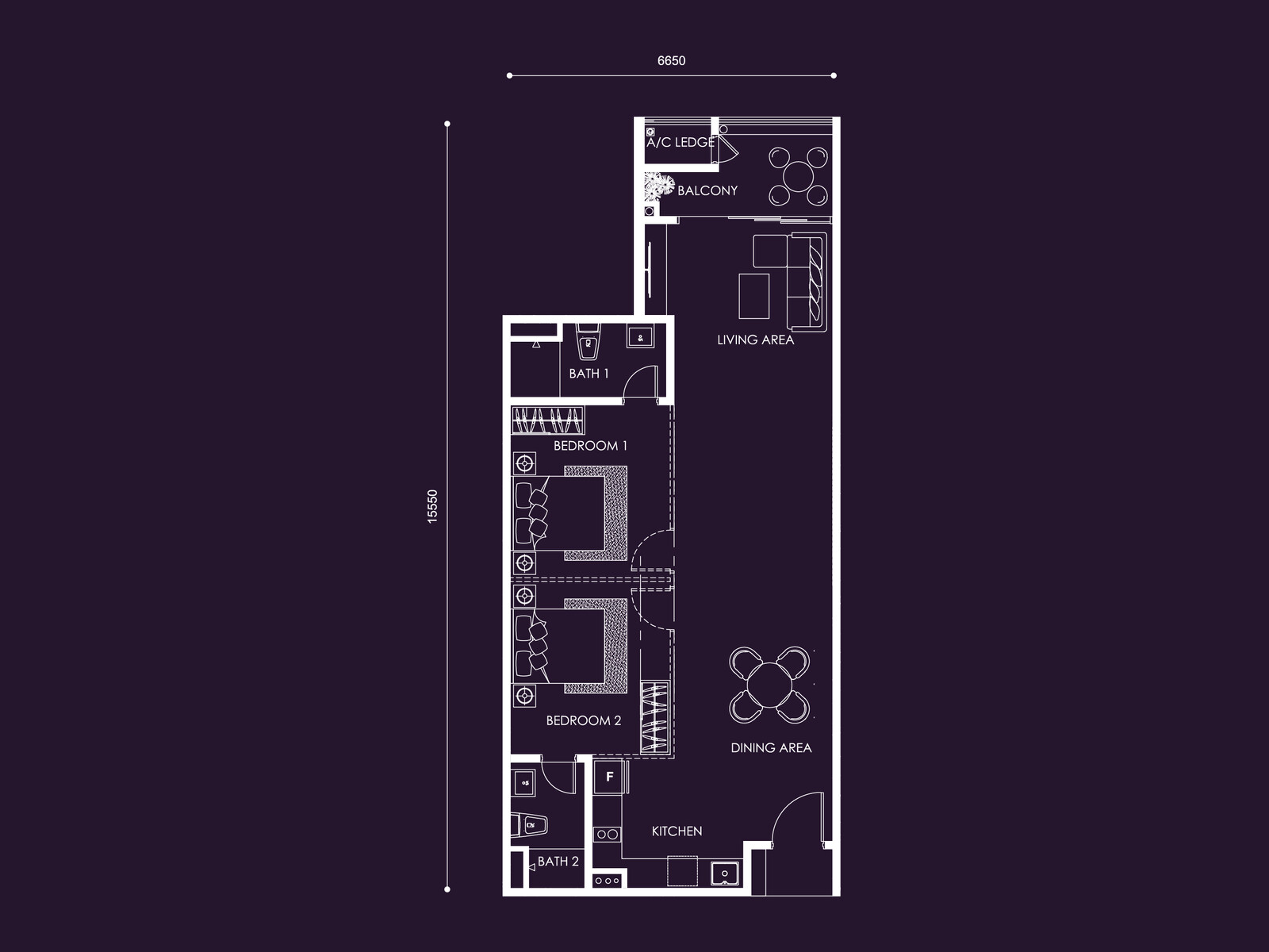 Centrix Type S11A floor plan