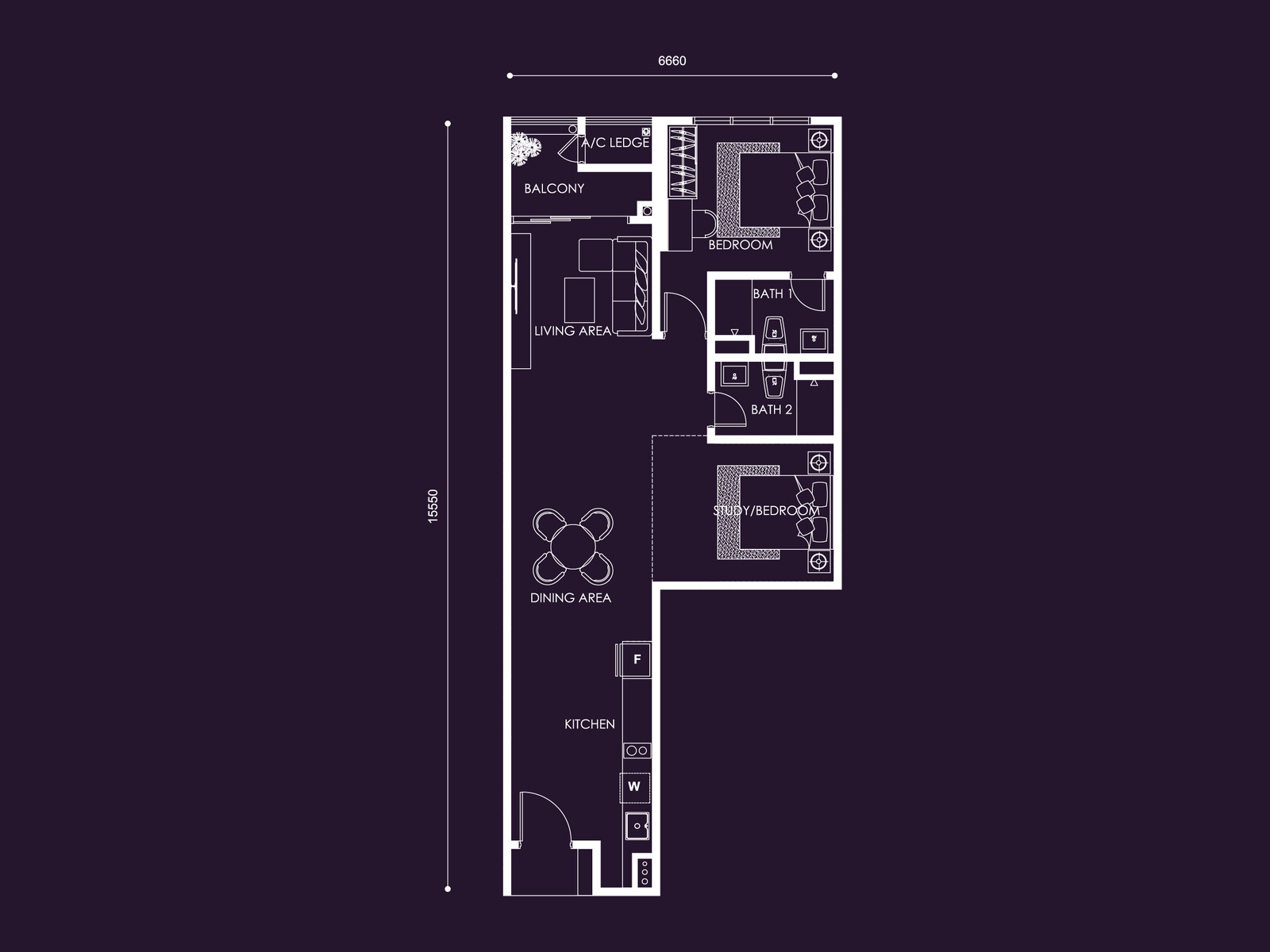 Centrix Type S11B floor plan