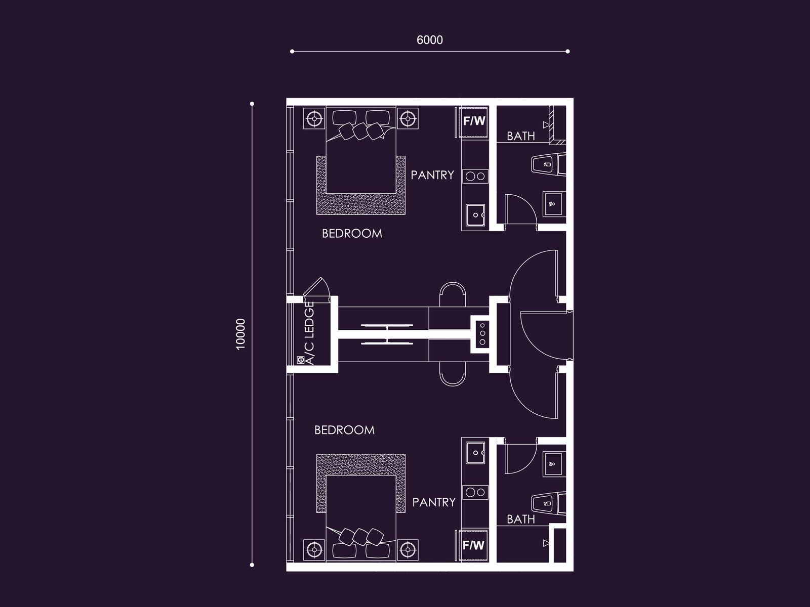 Centrix Type S13 floor plan