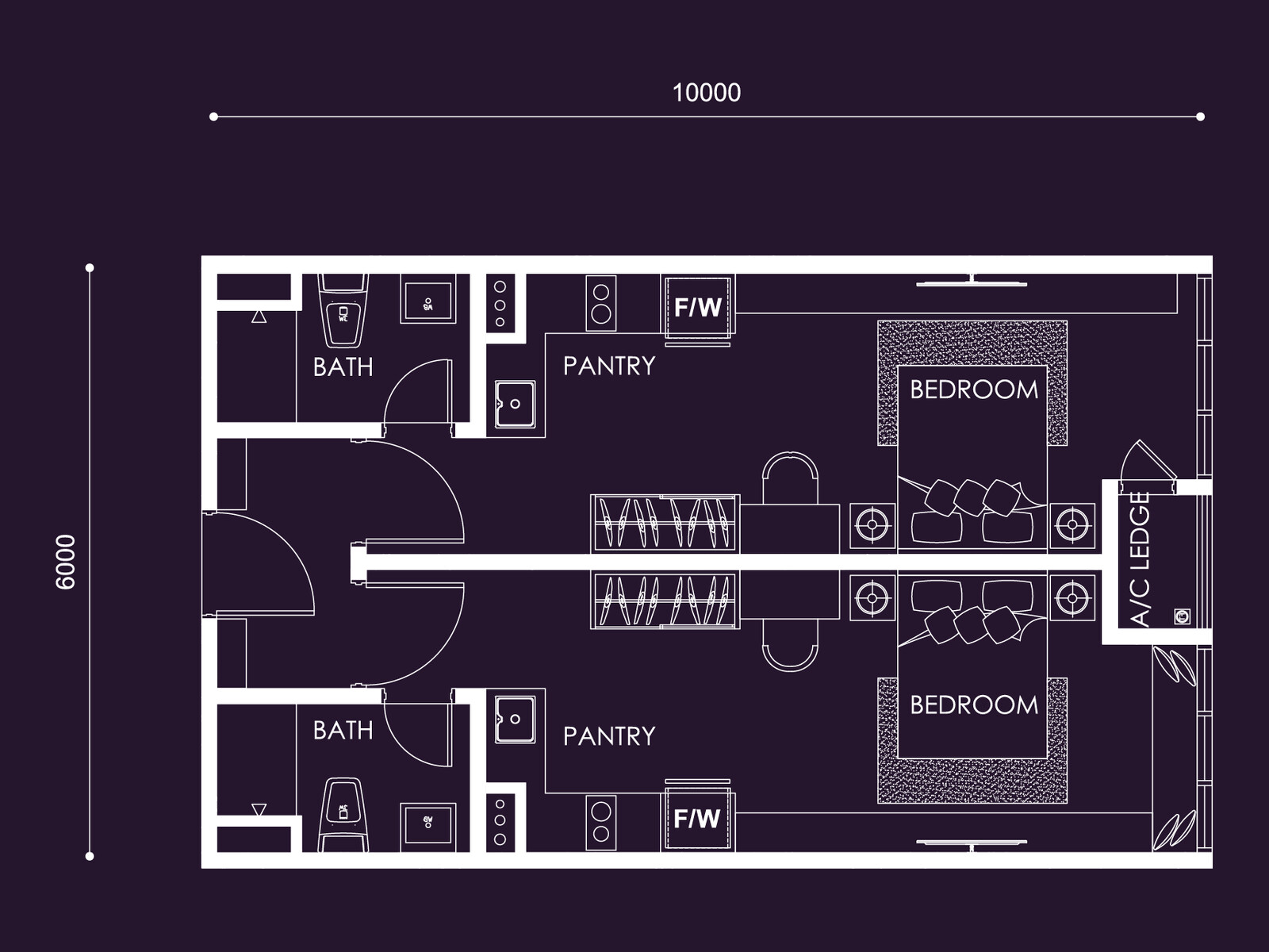 Centrix Type S17 floor plan